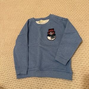 Monica and Andy snowman sweatshirt 3T
